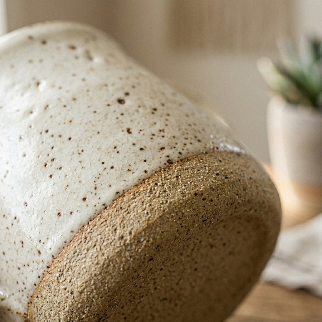Stoneware Mug Set – Speckled Cream - Image 3