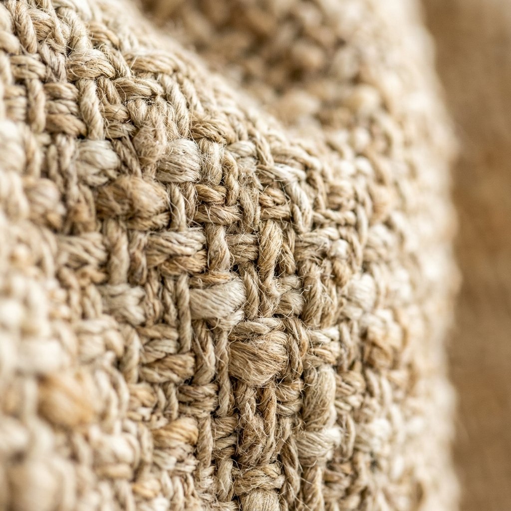 Textured Throw Pillow – Sandstone Weave - Image 3