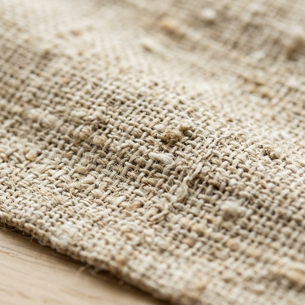 Organic Linen Table Runner – Oatmeal - Image 3